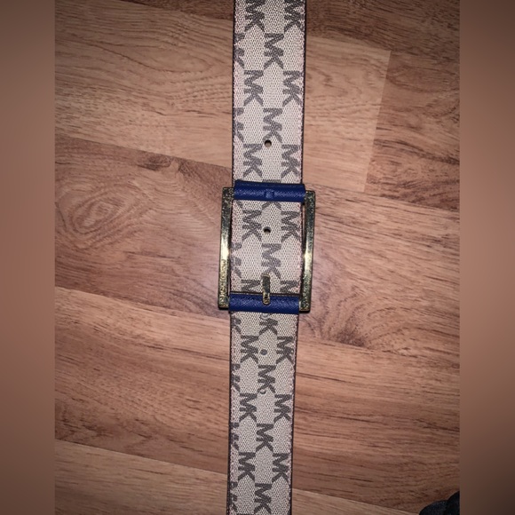 Michael kors Beige/cream Monogram MK Belt - Picture 3 of 4